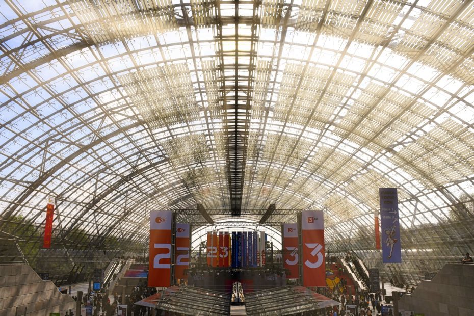Glashalle der Leipziger Buchmesse